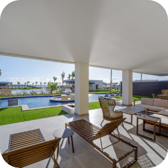 resort pool view