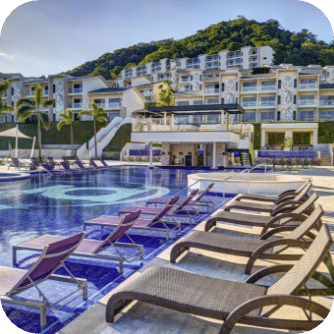 resort pool view