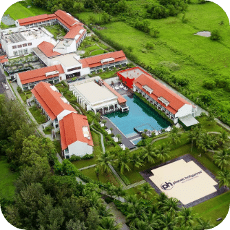 resort aerial view