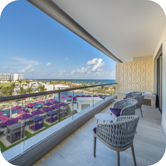 resort room balcony