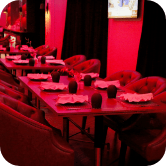 Planet Hollywood Resort Restaurant with Reds Lights