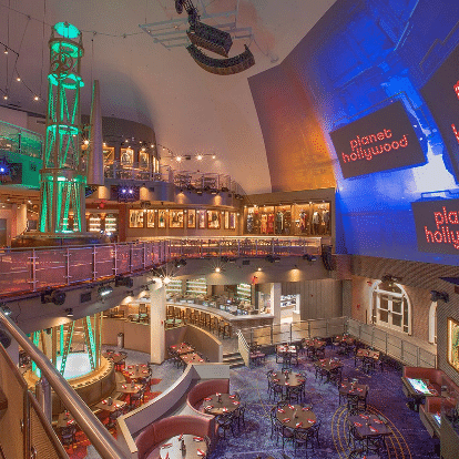 Planet Hollywood Group Events View